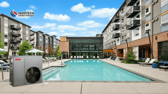 Heat Pump untuk Kolam Renang, Investasi Nyaman Jangka Panjang indotech energi persada