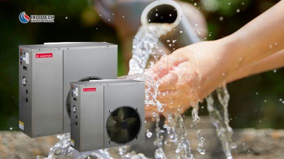 Heat Pump Water Heater sebagai Solusi Air Hangat Hemat Energi dengan teknologi modern yang memanfaatkan panas udara untuk menghasilkan air hangat secara efisien, nyaman, dan ramah lingkungan