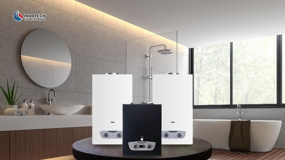 Menentukan kebutuhan water heater berdasarkan jumlah kamar mandi agar kapasitas pemanas sesuai dengan kebutuhan air hangat.